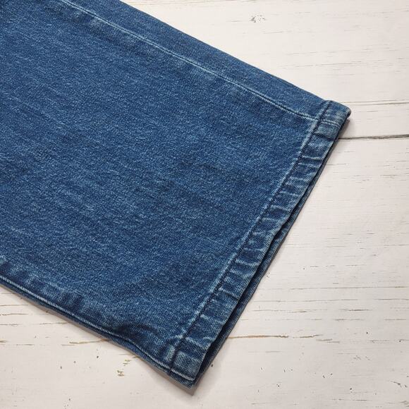 Veronica Beard Crosbie Wide Leg Crop Jeans High Rise Exposed Button Fly 30 - Picture 11 of 13